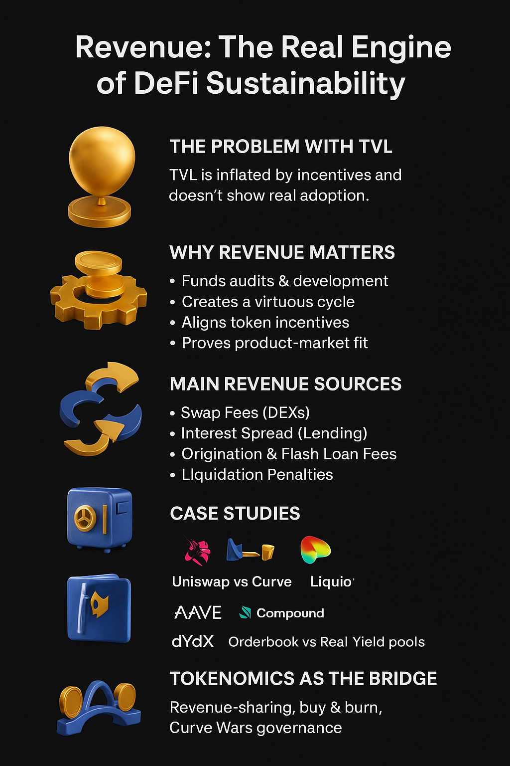 Como os Protocolos DeFi Geram Receita e por que Isso é Importante 4 Por Que a Receita é a Métrica Definitiva de Sucesso em DeFi