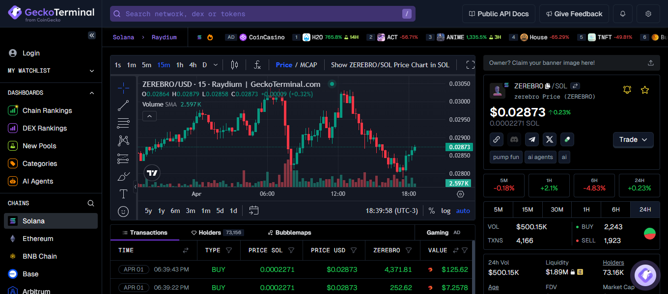 ZerePy AI: Investimento com Dados e Blockchain 6 ZerePy AI: Investimento com Dados e Blockchain