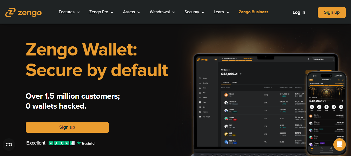 ZenGo Wallet em 2025: A Carteira Cripto Mais Segura? 6 ZenGo Wallet em 2025: A Carteira Cripto Mais Segura?