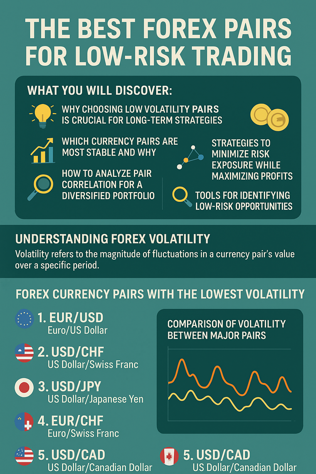 Melhores Pares de Moedas Forex Para Trading de Baixo Risco 6 Melhores Pares de Moedas Forex Para Trading de Baixo Risco