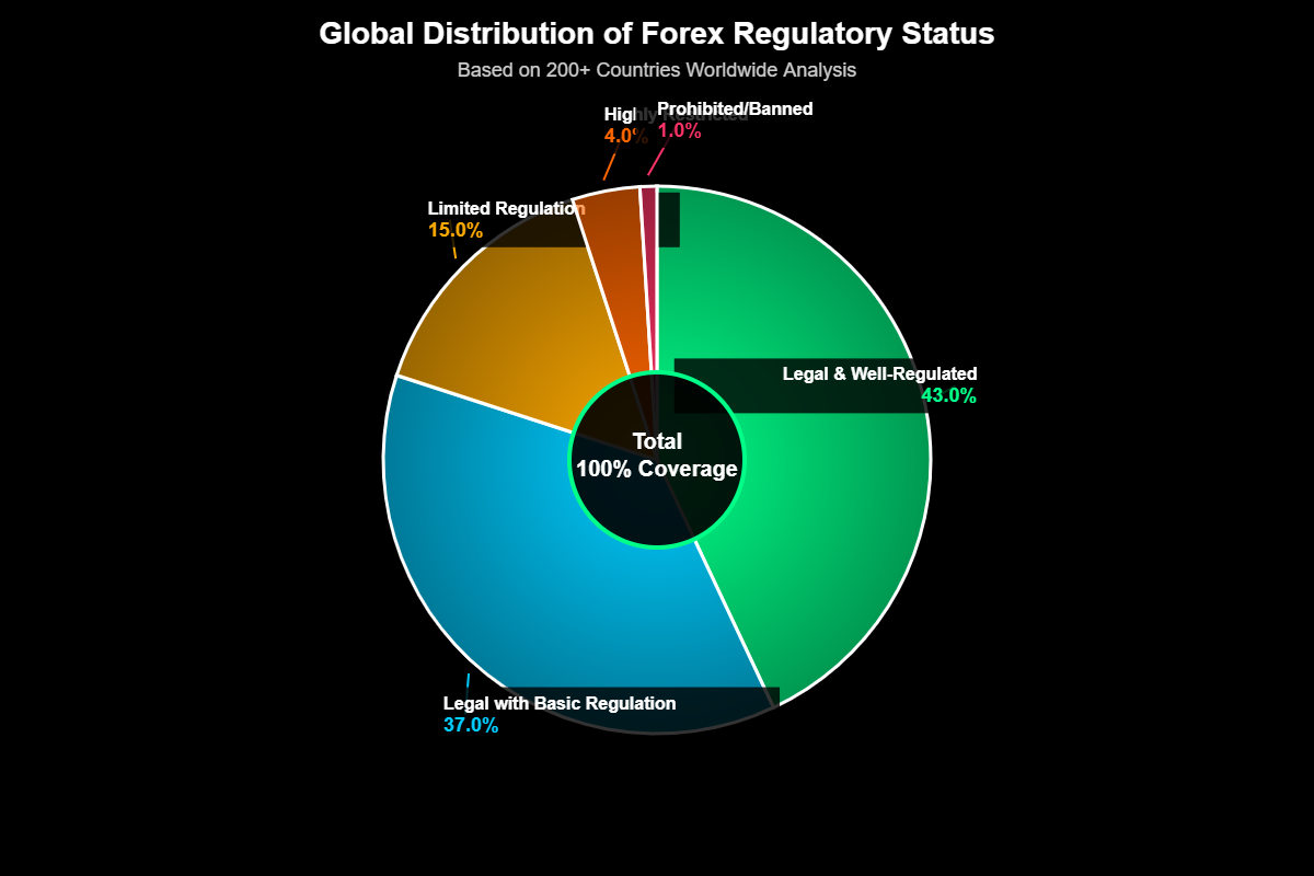 O forex é legal em todos os países do mundo
