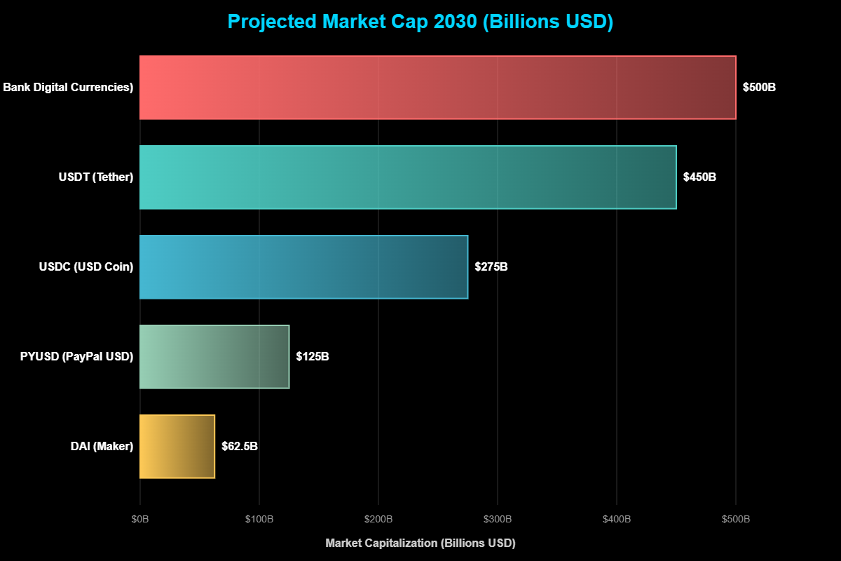 Previsão de Preços USD Coin (USDC) Para 2030 6 Tabela Comparativa: USDC vs. Principais Stablecoins em 2030